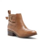 Sole Society Sole Society Hala Buckled Bootie - Tan-5