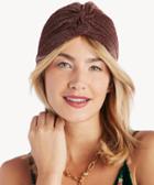 Sole Society Women's Twisted Turban Rust One Size From Sole Society
