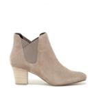 Sole Society Sole Society Acacia Gore Ankle Bootie - Night Taupe-5