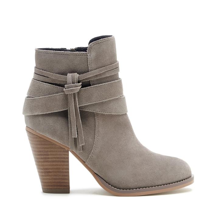 Sole Society Sole Society Rumi Tassel Bootie - Mushroom