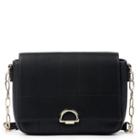 Sole Society Sole Society Colie Vegan Quilted Crossbody W/ Chain Strap - Black