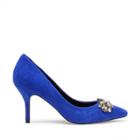 Sole Society Sole Society Eri Jeweled Pointed Toe Pump - Bright Blue-5