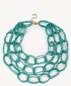 Sole Society Sole Society Interlinked Beaded Necklace Turquoise One Size Os