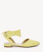Sole Society Sole Society Pollie Ankle Strap Bow Flat