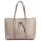 Sole Society Sole Society Nico Vegan Oversize City Tote - Taupe-one Size