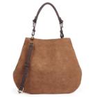 Sole Society Sole Society Roman Faux Leather Slouchy Tote - Cognac Combo-one Size