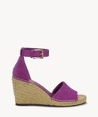 Vince Camuto Vince Camuto Women's Leera Espadrille Wedges Drama Pink Size 5 Leather From Sole Society