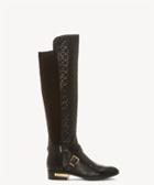 Vince Camuto Vince Camuto Women's Patira Tall Boots Black Size 5w Leather From Sole Society