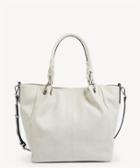Sole Society Sole Society Rubie Tote Side Zip Large Linen Faux Leather