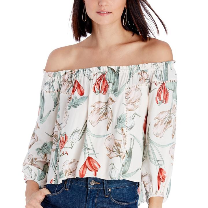 Astr Astr Chavelle Top - Blush Multi Floral