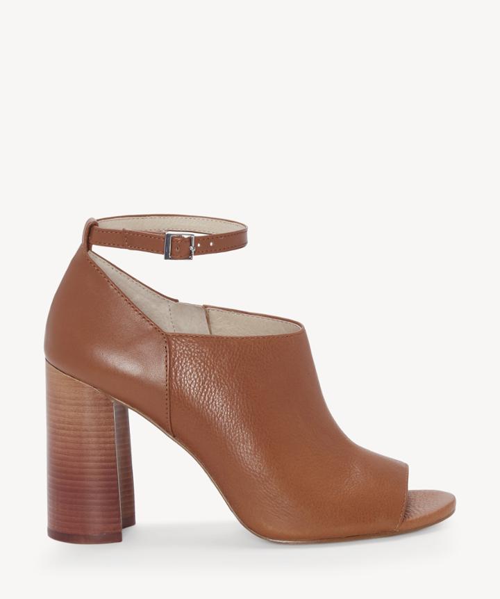 Louise Et Cie Louise Et Cie Women's Keran Block Heels Sandals Chestnut/camden Size 5 Suede Leather From Sole Society