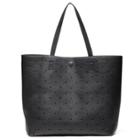 Sole Society Sole Society Farrow Perforated Tote - Black-one Size