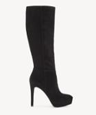 Jessica Simpson Jessica Simpson Women's Rollin Heeled Boots Black Suede Size 10 Leather From Sole Society
