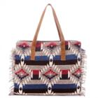 Sole Society Sole Society Beckett Fabric Tote With Fringe Detail - Multi