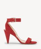 Vince Camuto Vince Camuto Women's Caitriona Ankle Strap Sandals Cherry Red Size 5 Leather From Sole Society