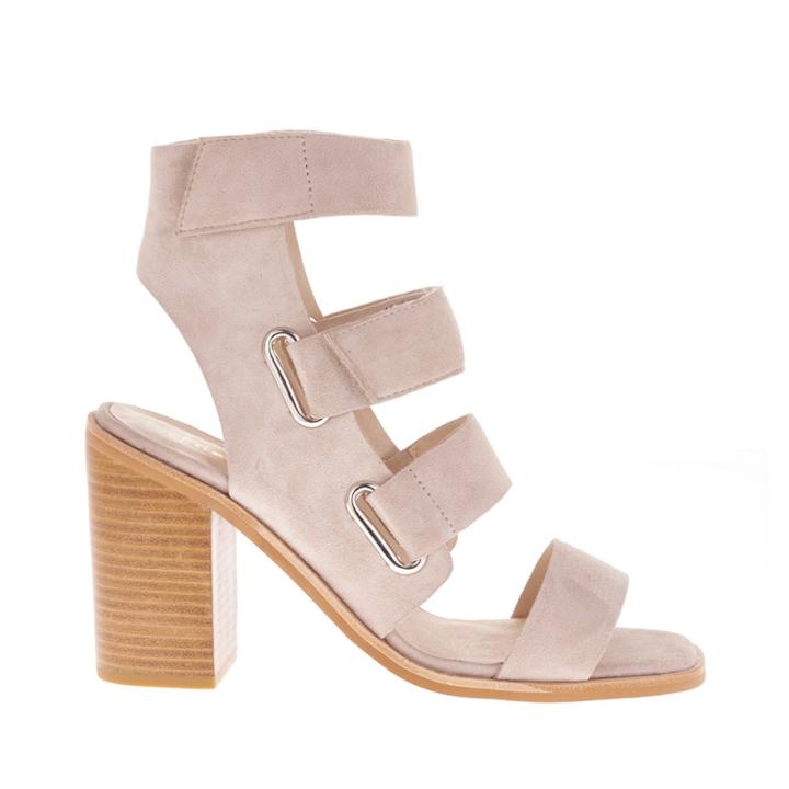 Sol Sana Sol Sana Lixer Heel Triple Strap Block Heel - Ecru-6