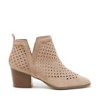 Sole Society Sole Society Barcelona Cage Slit Bootie - Caramel-5