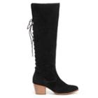 Sole Society Sole Society Claudia Lace Up Boot - Black