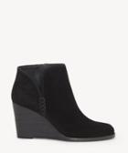 Lucky Brand Lucky Brand Women's Yimmie Wedges Bootie Black Size 6 Leather From Sole Society