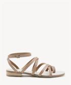 Sole Society Sole Society Koko Strappy Flats Sandals Night Taupe Size 6 Leather