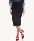 Vince Camuto Vince Camuto Women's Ponte Pencil Skirt In Color: Rich Black Size Xs From Sole Society