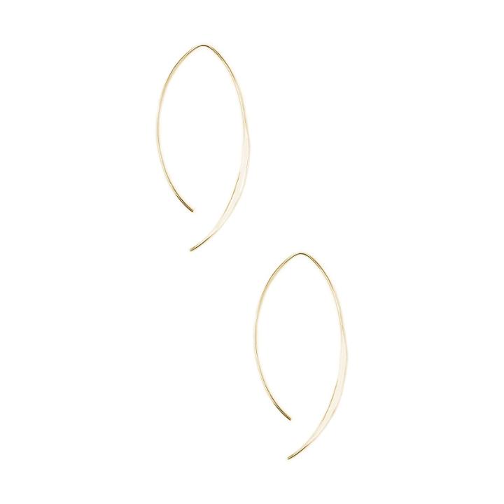 Sole Society Sole Society Dainty Front To Back Earring - Gold