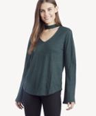 Sanctuary Sanctuary Women's Genavieve Choker Top In Color: Meadow Grn Size Large From Sole Society