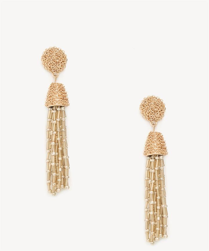 Sole Society Sole Society Rumba Tassel Earring Gold One Size Os