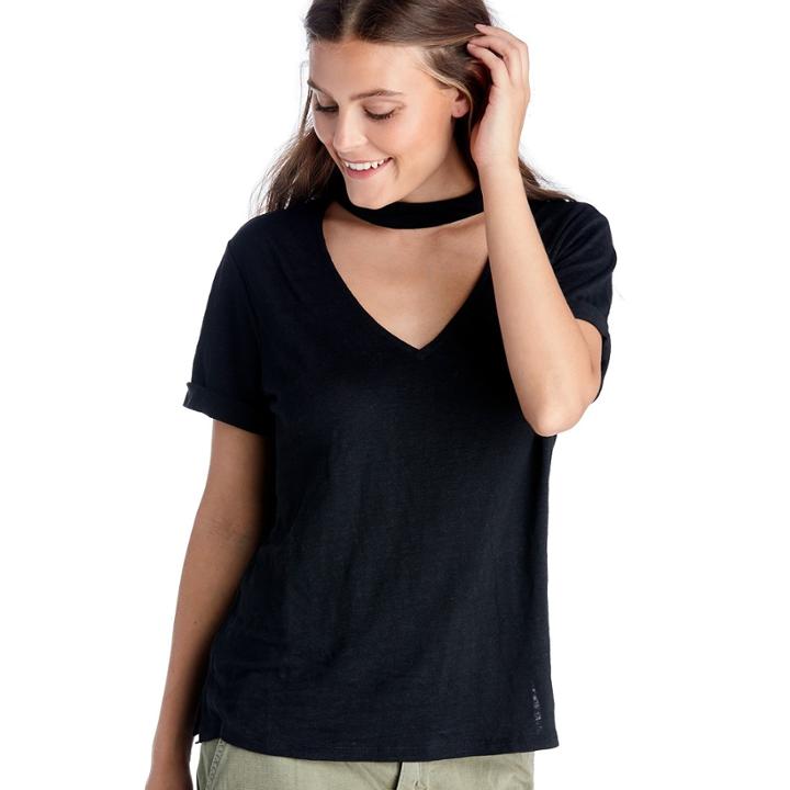 Sanctuary Sanctuary Joanna Choker Tee - Black-xs