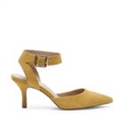 Sole Society Sole Society Olyvia Halo Ankle Strap Pump - Mustard-5