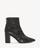 1. State 1. State Women's Saydie Ruched Bootie Black Size 5 Suede From Sole Society