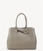 Sole Society Women's Layton Vegan Satchel With Bow Tie In Color: Dark Taupe Bag Vegan Leather From Sole Society