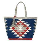 Sole Society Sole Society Rees Tribal Print Oversize Tote - Multi