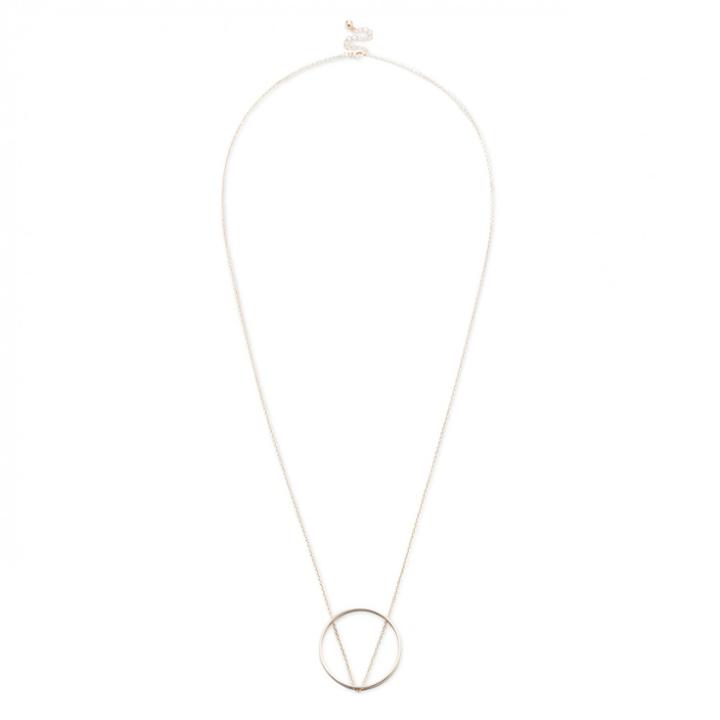 Sole Society Sole Society Circle Layering Pendant - Gold-one Size