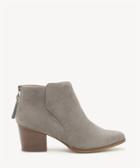 Sole Society Women's River Ankle Bootie Mushroom Size 5 Nubuck Leather From Sole Society