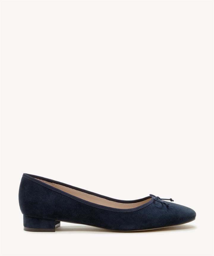 Sole Society Sole Society Anastasi Ballerina Block Heels Ombre Blue Size 6 Suede