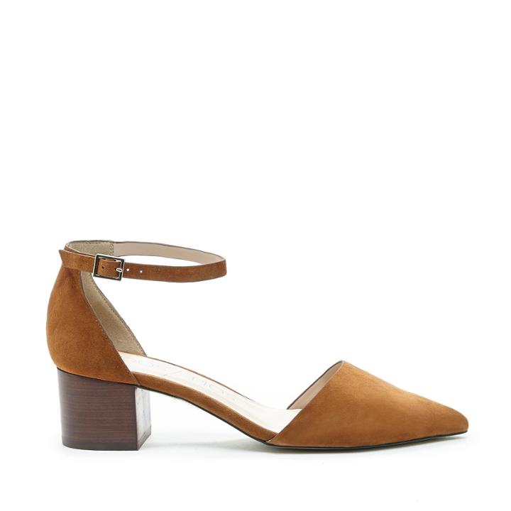 Sole Society Sole Society Katarina Two Piece Block Heel - Chestnut