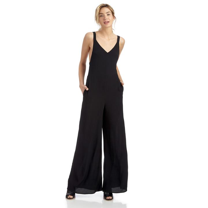 Astr Astr Andrea Jumpsuit - Black-x-small
