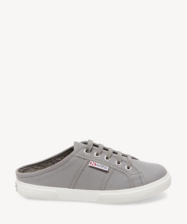 Superga Superga 2288 Mules Tennis Sneakers Grey Sage Size 6 Canvas From Sole Society