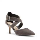 Sole Society Sole Society Tamra Cross Strap Pump - Charcoal-5