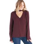 Sanctuary Sanctuary Raven Choker - Zinfandel-xs