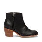 Sole Society Sole Society Ines Zipper Ankle Bootie - Black-5.5