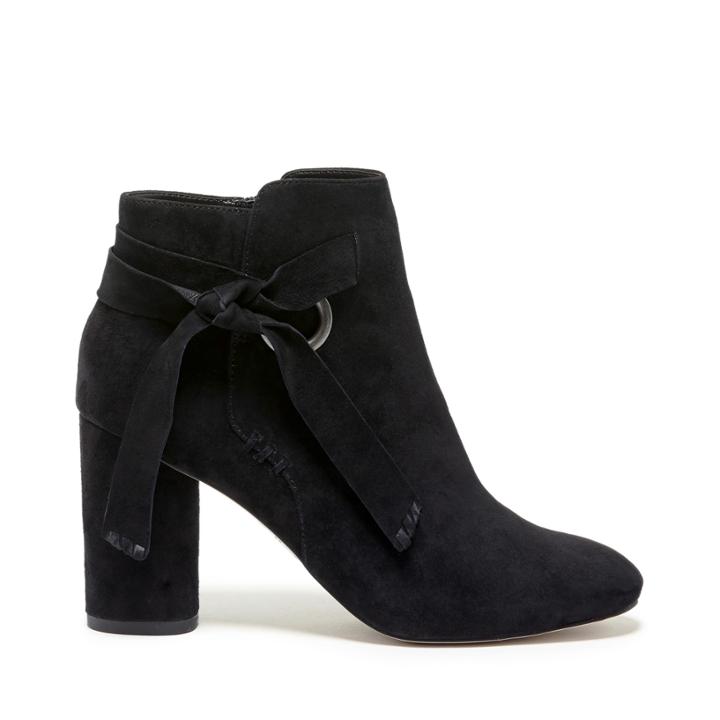 Sole Society Sole Society Zella Block Heel Bootie - Black