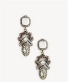 Sole Society Sole Society Victorian Crystal Statement Earrings Multi One Size Os