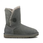 Ugg Ugg Bailey Button Buttoned Suede Boot - Grey-7