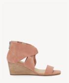 Lucky Brand Lucky Brand Tammanee Knotted Wedges Canyon Rose Size 5 Suede From Sole Society