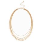 Sole Society Sole Society Mini Discs Layered Necklace - Gold-one Size