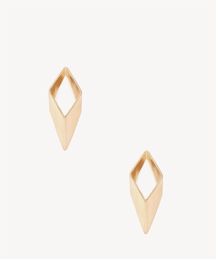 Sole Society Sole Society Triangle Shape Statement Earring Gold One Size Os