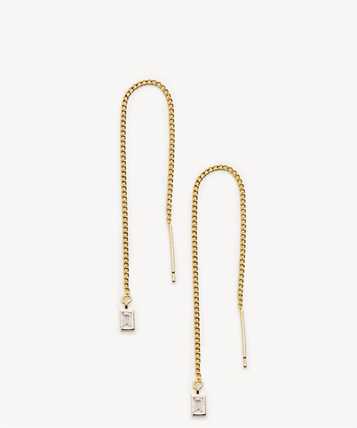 Sole Society Sole Society Plated Earring Threaders