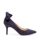 Sole Society Sole Society Mabel Back Bow Pump - Navy-5.5